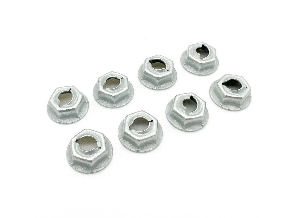 3 Badge Emblem Body Mounting Speed Nuts Replacement for GM Models (1968–1990)