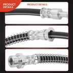 2X Front Brake Hydraulic Hose for Chrysler Sebring Dodge Mitsubishi (2001–2010)
