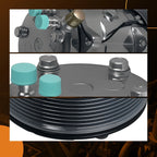 A/C Compressor with 8-Groove Pulley for Sanden 508 (PAG46)