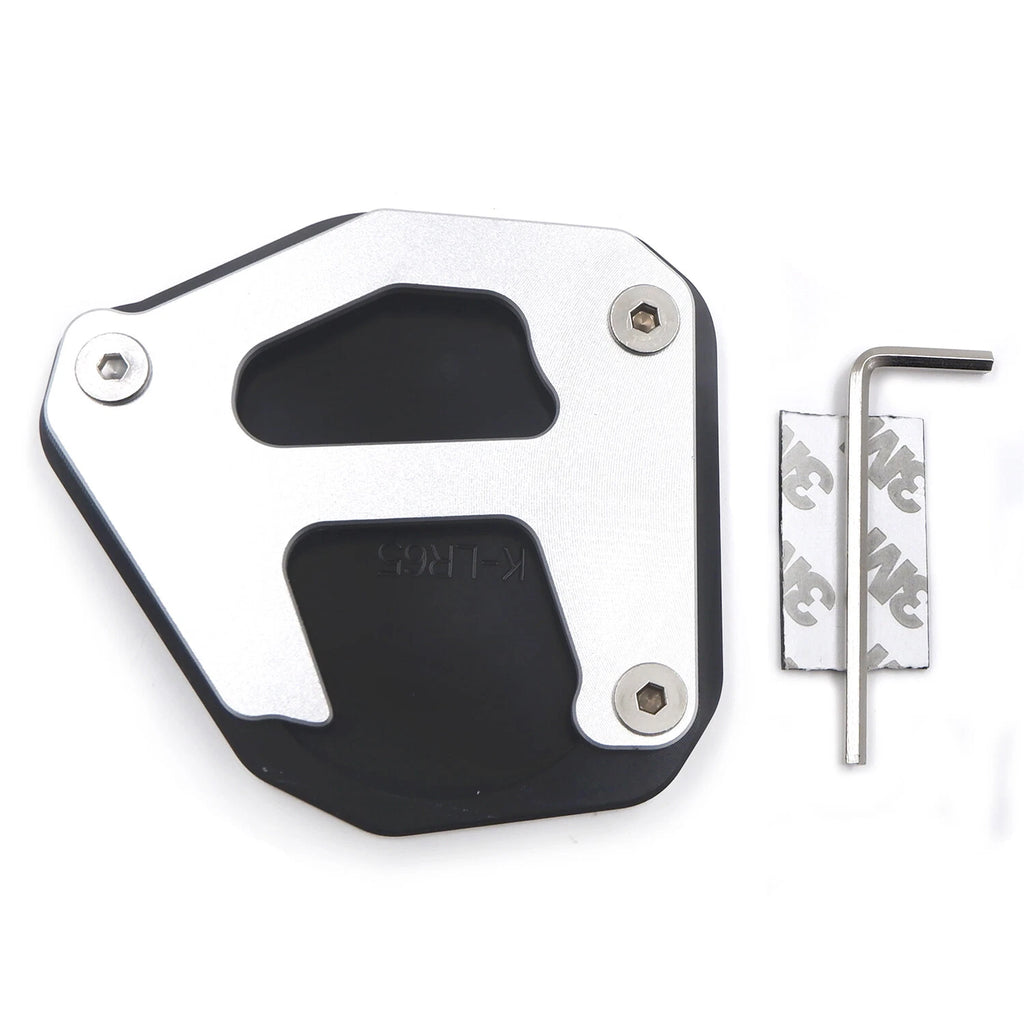 CNC Side Stand Foot Kickstand Extend Pad for Kawasaki KLR650 (2008–2019)