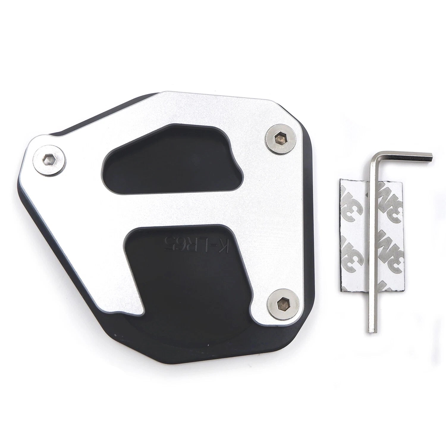 CNC Side Stand Foot Kickstand Extend Pad for Kawasaki KLR650 (2008–2019)