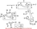 Front Driver Left Upper Suspension Control Arm for Lexus GX460 GX470 (2003–2021)