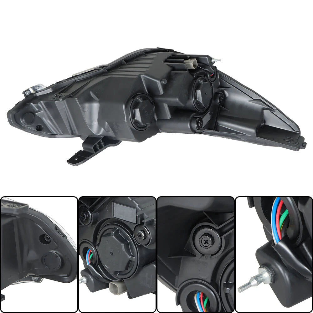 Headlight Assembly for Chevrolet Spark (2019–2021) Halogen Chrome Driver Side