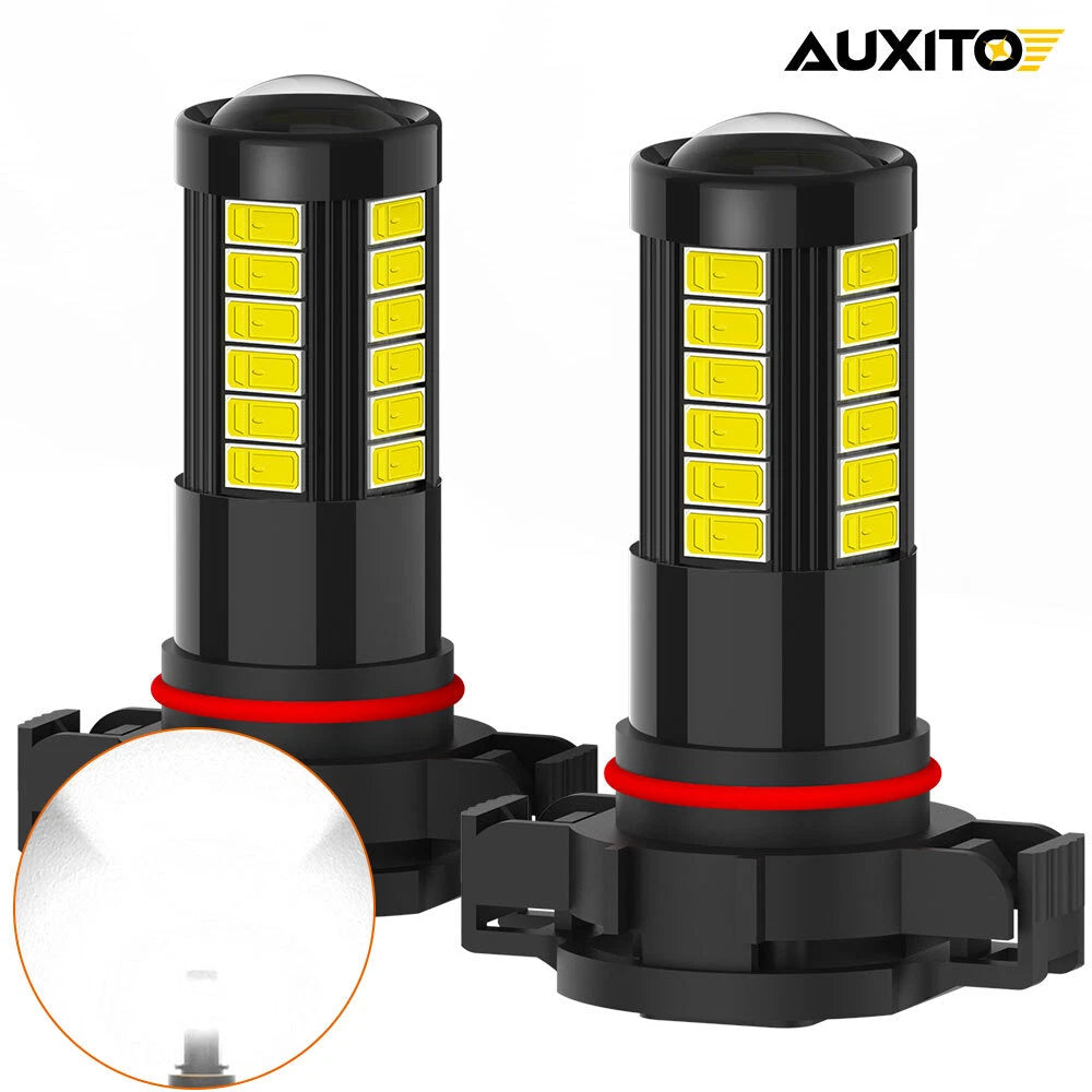 2X LED Front Fog Driving Light Bulb for Cars (2000–2023)