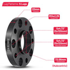 Set of 2 Hubcentric Wheel Spacers 15mm & 20mm for BMW X3 X4 (2011–2023)