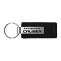Black Leather Keychain - Officially Licensed for Dodge Caliber