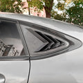Carbon Style Window Louver Cover for Benz GLC-Class Coupe (2016–2022)