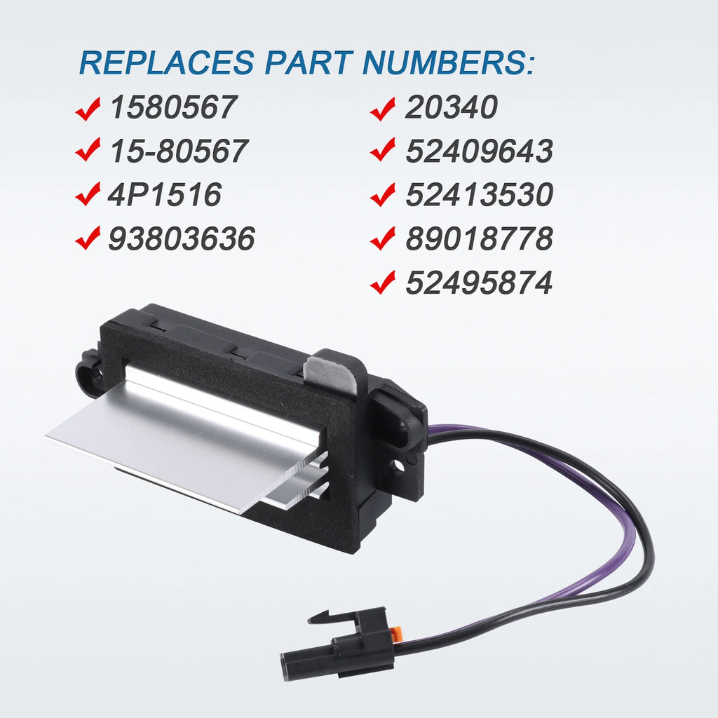 Blower Motor Resistor for GMC Sierra, Silverado (2003-2008)