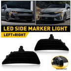 2X Smoke LED Amber Side Marker Light for Kia K5 (2021–2024)