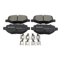 Set of 4 Bosch Rear Ceramic Brake Pads for Ford Edge Explorer Flex Lincoln MKS MKT MKX (2007–2020)