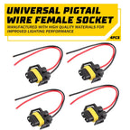 Wire Pigtail Female S H11 Harness for Headlight Low Beam Bulb (Fits )