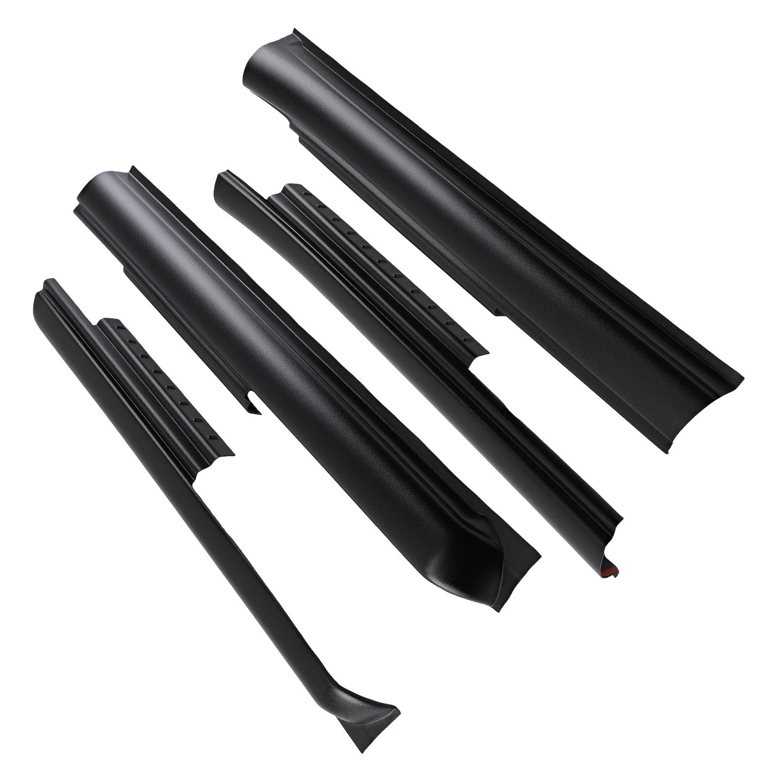 Rocker Panels Guard Sill Covers for Jeep Wrangler JK (2007–2016) 02RPA3953ABK