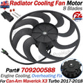 Radiator Cooling Fan Motor Assembly for Can-Am Maverick X3 (2017–2018) 709200588