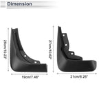 Set of 2 Mud Flaps Splash Guards for Audi A8 Sport (2018–2023)