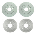 Disc Brake Rotors Kit for Hyundai Kia (280 mm Front, 262 mm Rear)