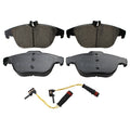 Set of 4 Akebono EURO Rear Ceramic Brake Pads with Sensors for Mercedes GLK250, GLK350 (2009–2015)