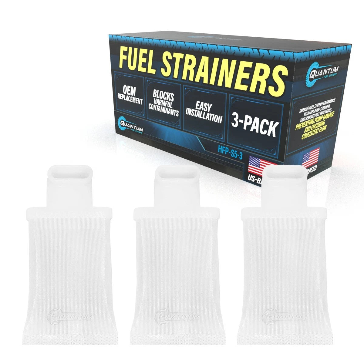 3X Fuel Pump Filter Strainers for Suzuki GSX-R600 (1997–2000) #15100-34E00