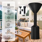 Round Patio Heater Cover for Outdoor Gas Heaters (Heavy Duty Oxford Fabric)