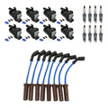 Set of 8 NGK Ignition Coil Wires & Laser Iridium Spark Plugs for Silverado 1500 (2007–2013)