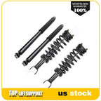 Set of 2 Front Struts + 2 Rear Shock Absorbers for Dodge Ram 1500 (2006–2008)