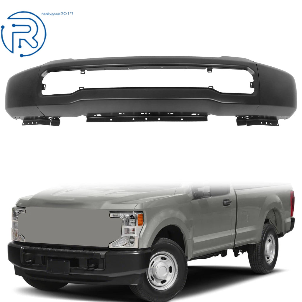 Durable Split Type Black Steel Front Bumper for Ford F-250 F-350 (2023–2025)