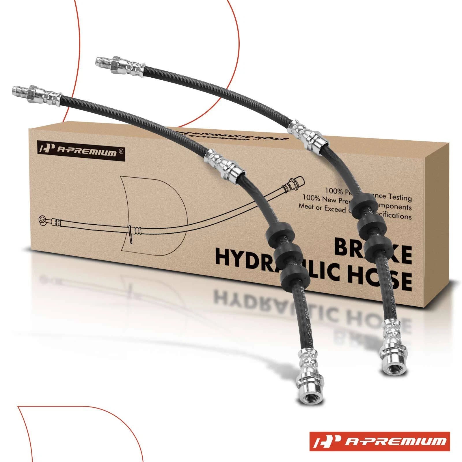 2X Front Brake Hydraulic Hose for Ford Escape Mazda Tribute (2001–2012)
