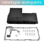 Aluminum Front Sump Oil Pan Kit for LS1 LS2 LS3 LS6 (7-Quart, Black)