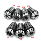 7PC ER11 Spring Collet Kit for CNC Milling Lathe Engraving Machine