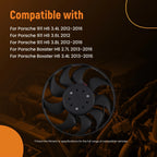 Electric Radiator Cooling Fan for Porsche 911/Cayman (2012–2016)