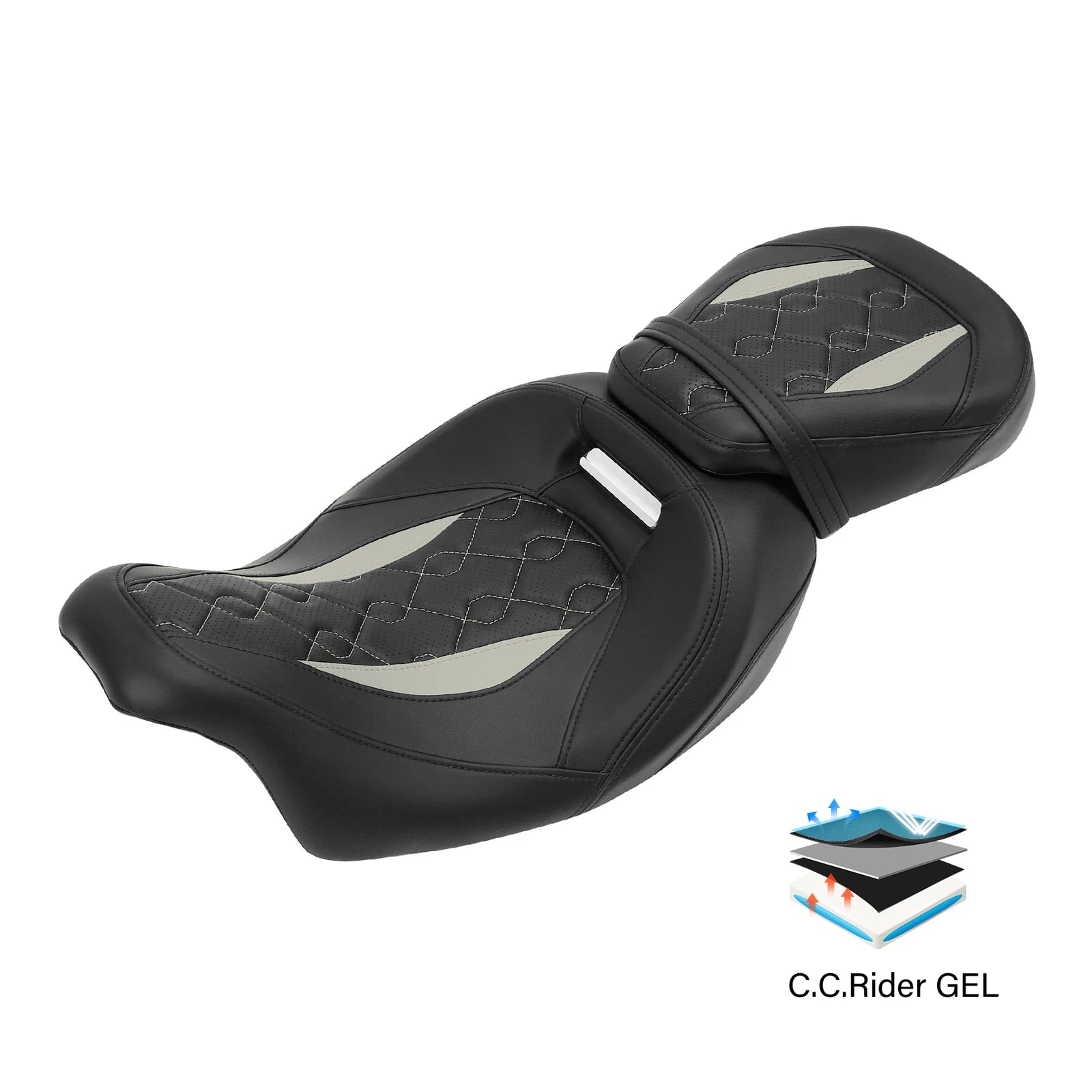 Gel Seat for Harley Touring Street Road Glide (2009–2023)