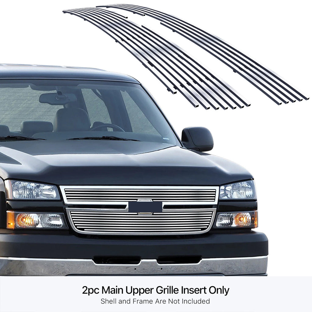 Stainless Chrome Billet Grille Insert for Chevy Silverado 1500 HD SS (2006)