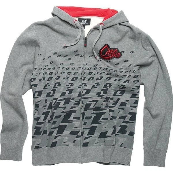 Zip Hoodie Jacket for One Industries MX ATV Motocross (Gunmetal)