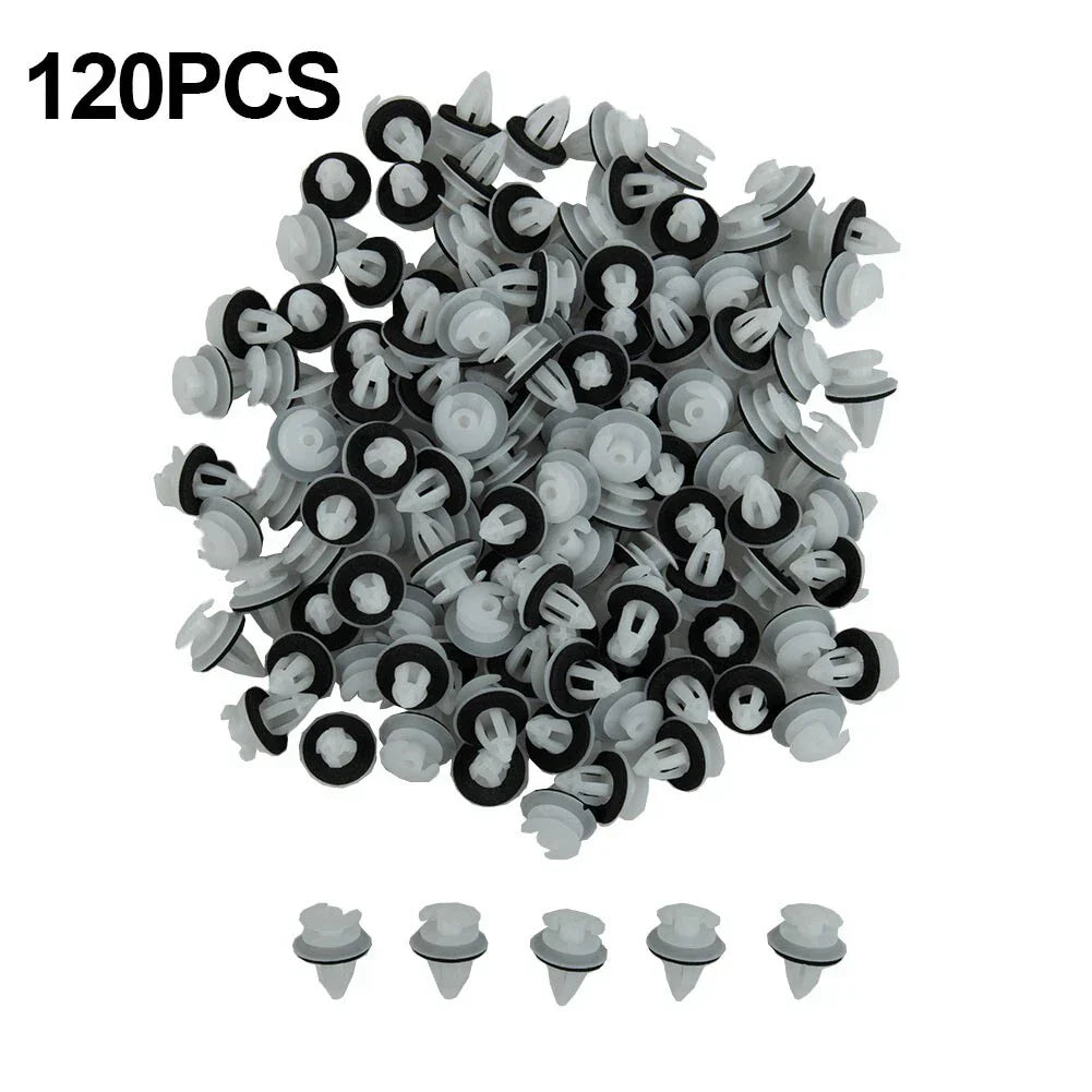 Door clips 120pcs Panel Fixing Plastic Mouldings for Car