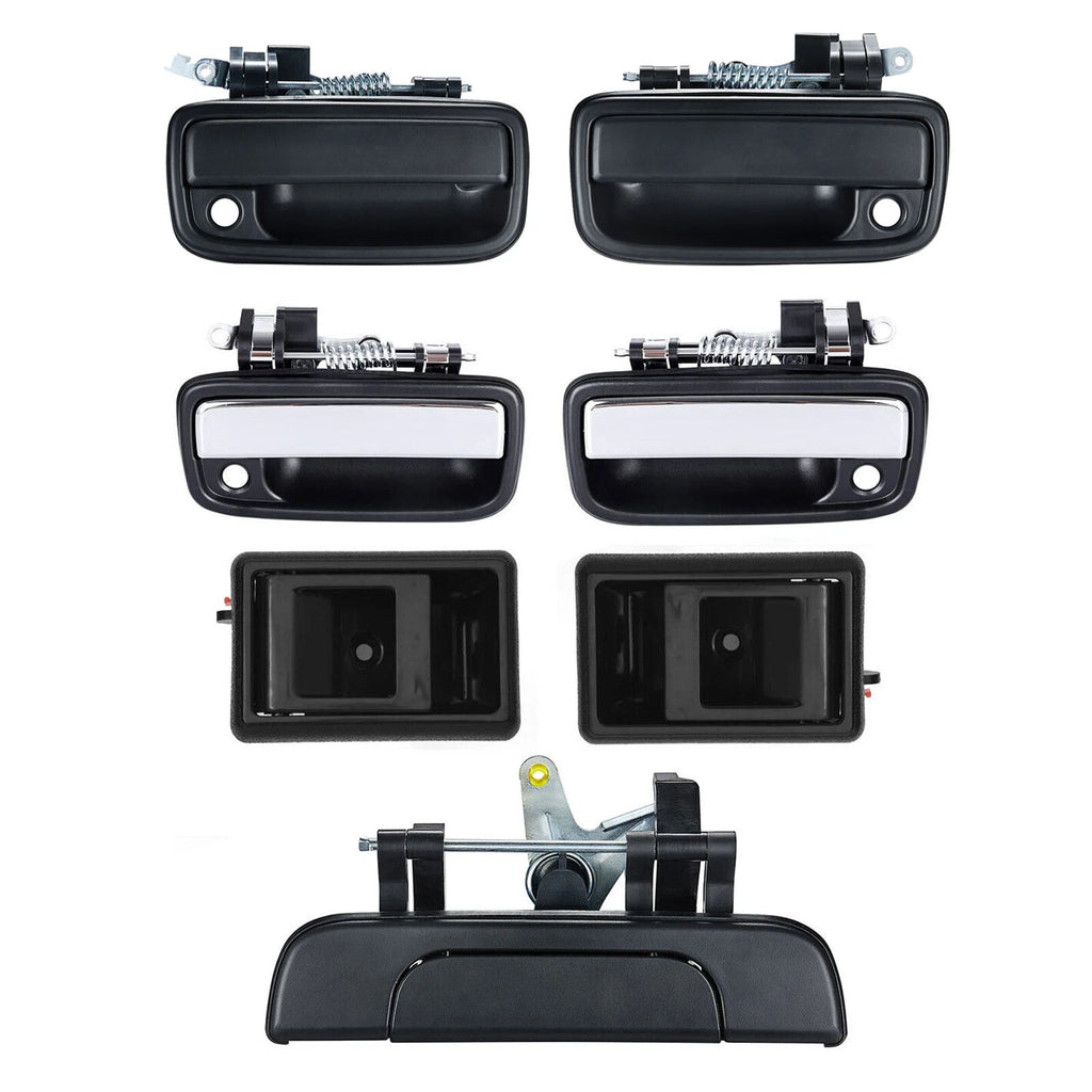 Outside Interior Door Handle Front LH RH & Tailgate for 1995–2004 Toyota Tacoma