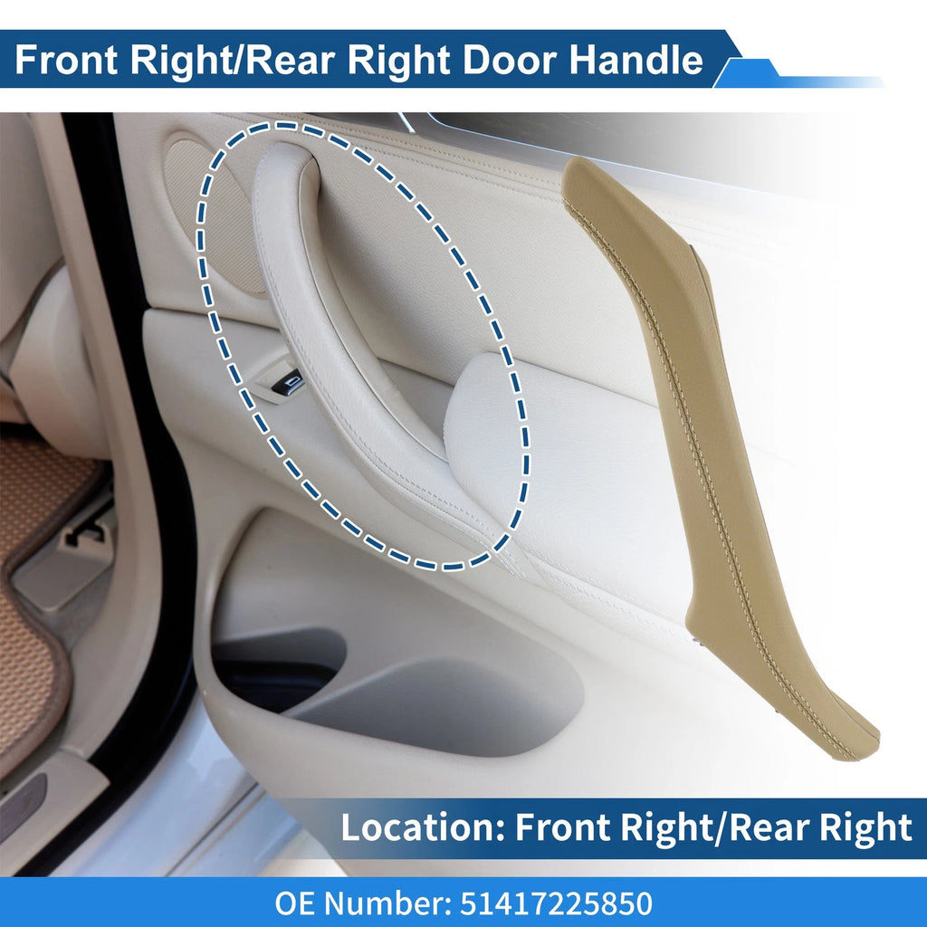 Inner Door Panel Handle for BMW F10 F11 F18 (2010–2017) No. 51417225850 Beige