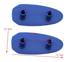 Rearview Mirror Block Off Base Plates Cover Black for BMW S1000RR (2020-2023)
