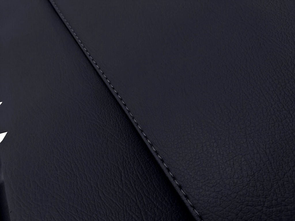 2 Piece Leather Door Panel Armrest Skin for Toyota 4Runner (2010–2020) Black