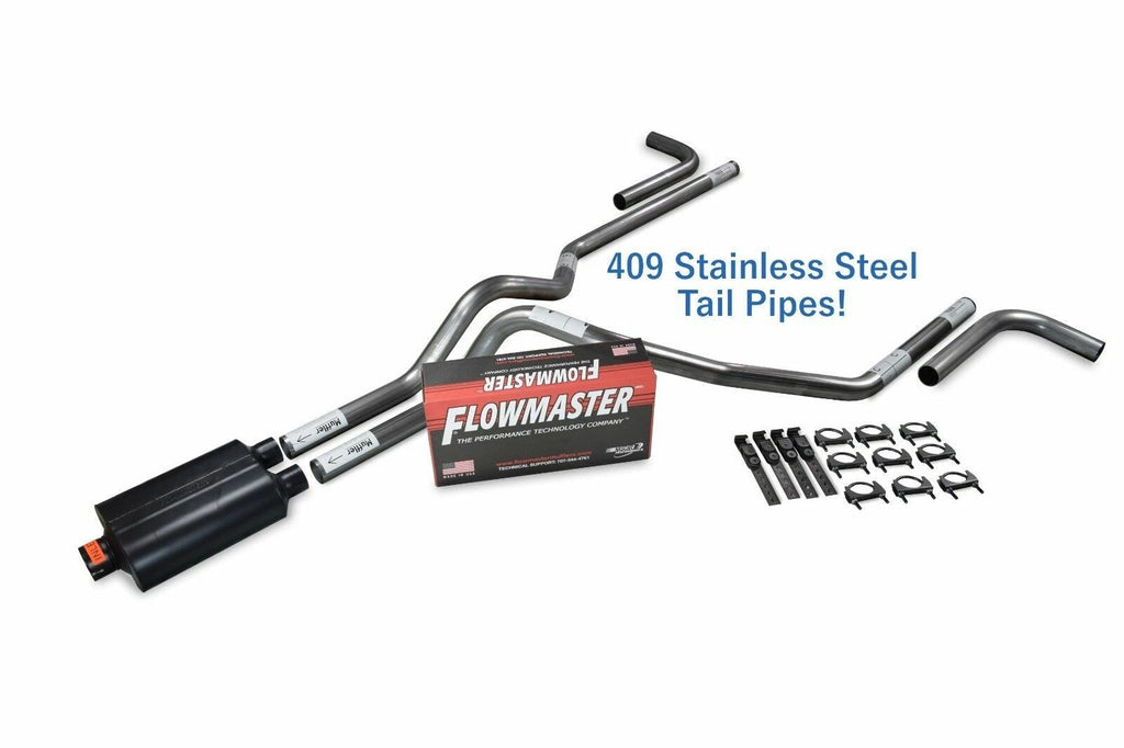 Dual Exhaust Kit for Chevy GMC 1500 (1999–2006) - 2.5" Stainless Steel