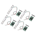 Set of 4 Weight Sensors 10KG with HX711 Module for Accurate Weighing
