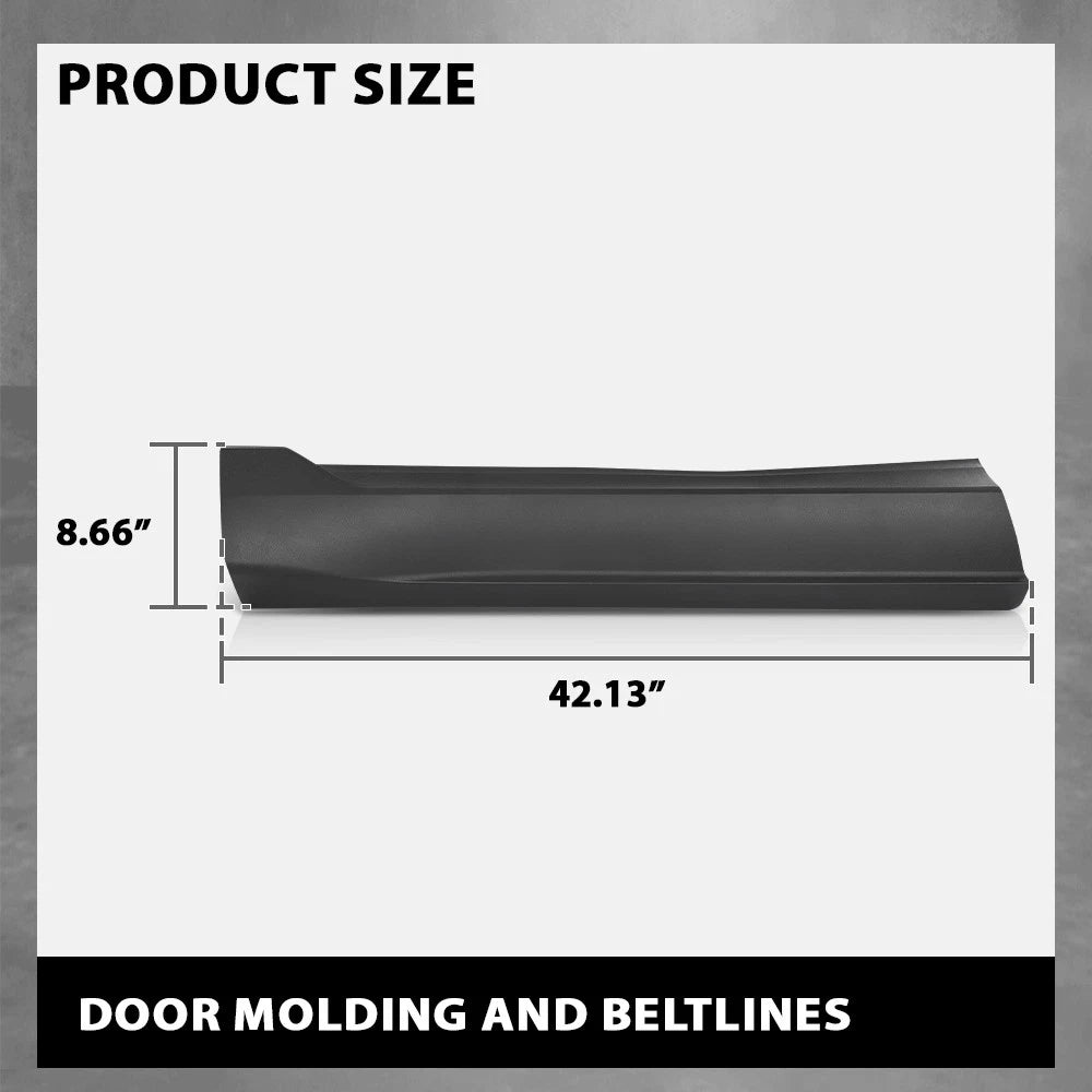 Front Left Door Molding and Beltlines for Ford Edge (2015–2023)
