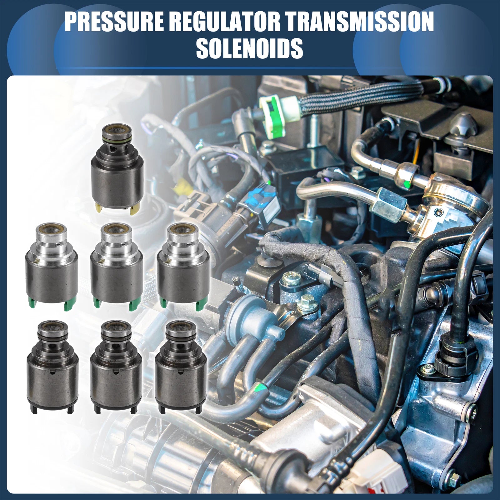 Set of 2 Pressure Regulator Transmission Solenoids for BMW 3 Series (2000–2006) 634149329151