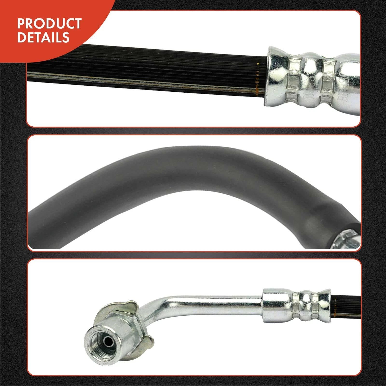 Front Left Brake Hydraulic Hose for Chevy Kodiak C4500/5500 (2003â2009)