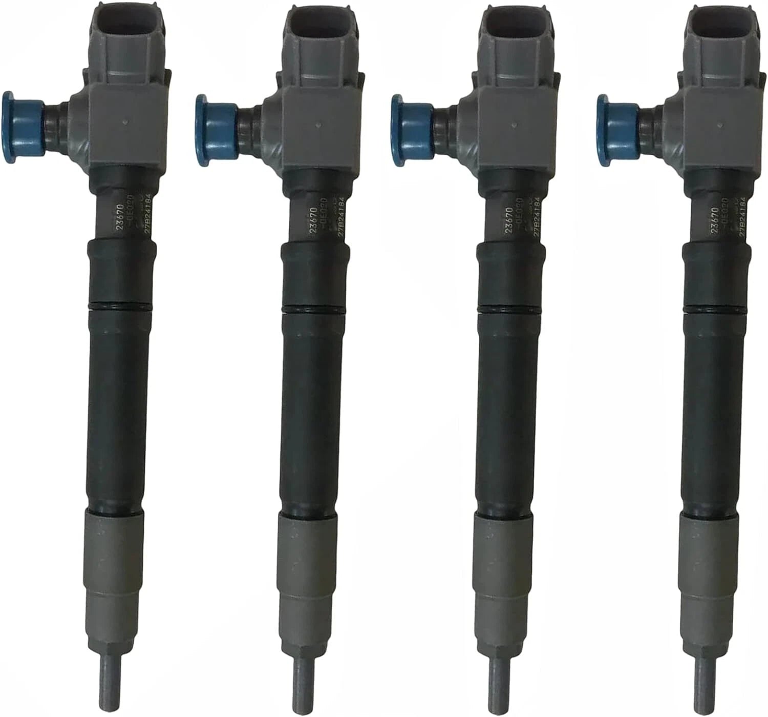 4X Fuel Injector 295700-0560 23670-0E020 for Toyota Fortuner Hilux Revo (2015–2023)