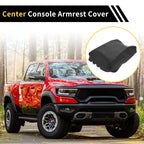 Console Pad Cover for Nissan Titan (2004–2014) Microfiber Leather Black