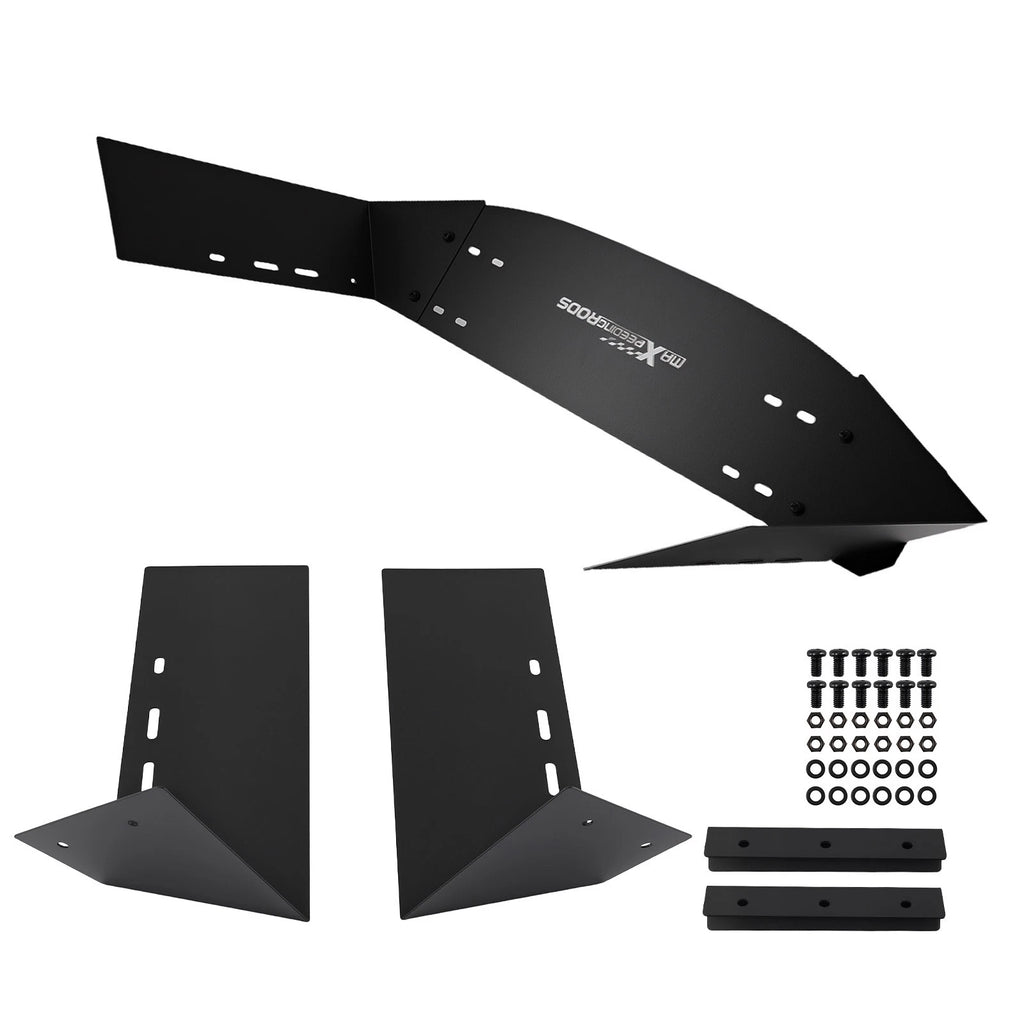 Universal Aluminum Intercooler Air Duct Shroud Kit Adjustable 600–300mm