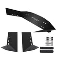 Universal Aluminum Intercooler Air Duct Shroud Kit Adjustable 600–300mm