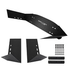 Universal Aluminum Intercooler Air Duct Shroud Kit Adjustable 600–300mm