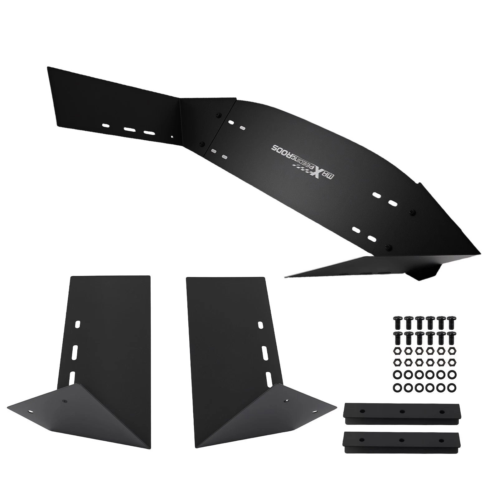 Universal Aluminum Intercooler Air Duct Shroud Kit Adjustable 600–300mm