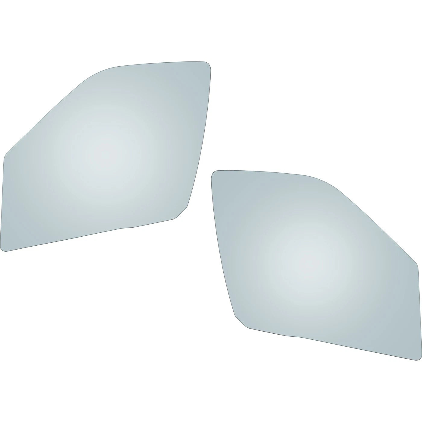 Set of 2 Front Door Glasses for Lincoln