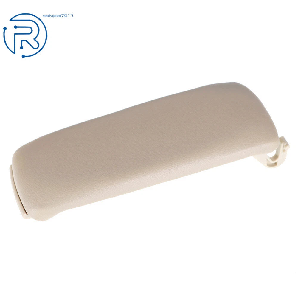 Leather Armrest Center Console Lid Cover for Audi A4 B7 (2005-2008) Beige